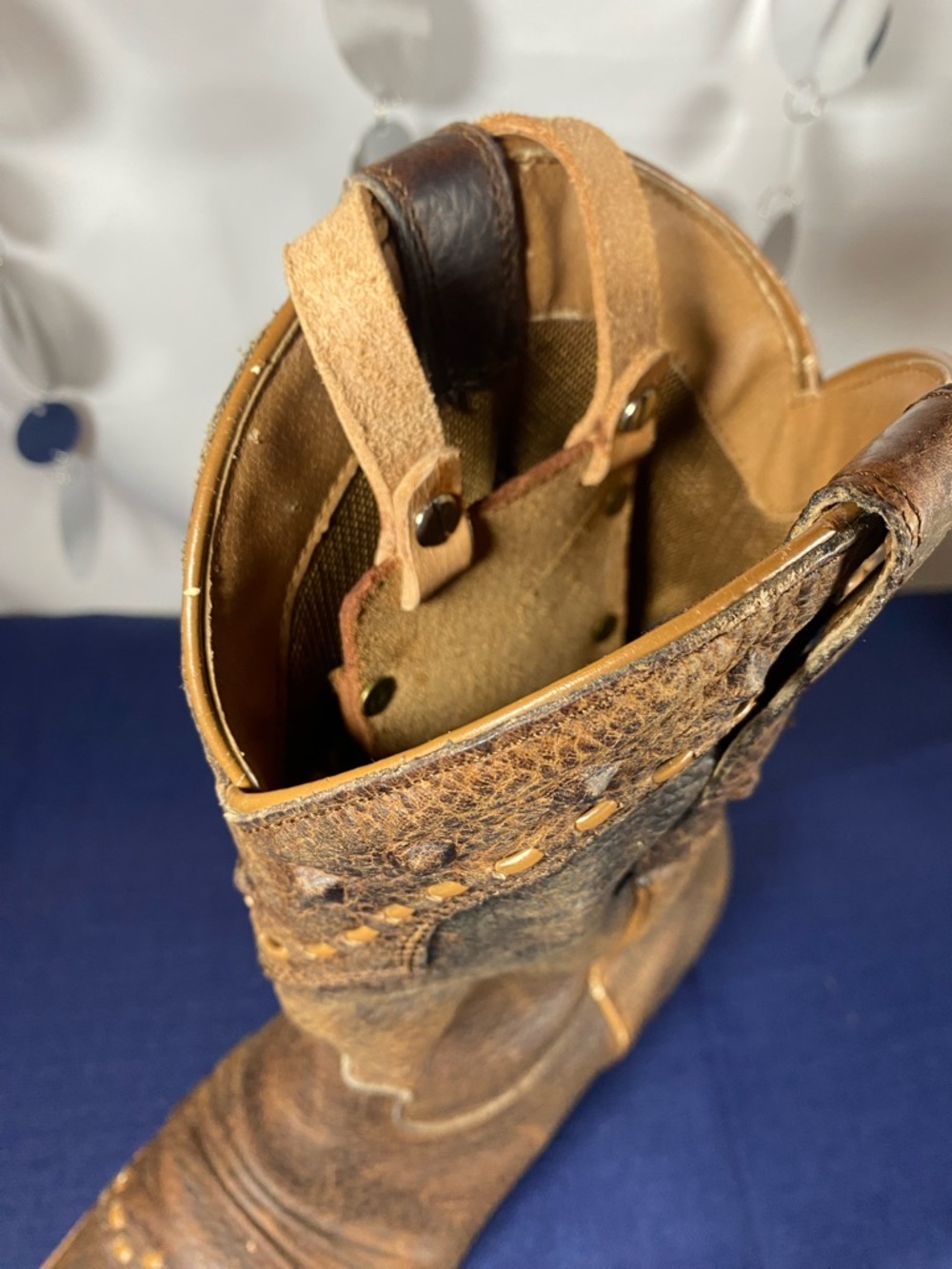 Handcrafted Rattlesnake Boot Wallet - Picture 7 of 8